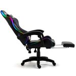 Silla-Gamer-Ergonomica-Dreizt-Shine-RGB-Series-Negro-Luces-con-Posapies-Reclinable