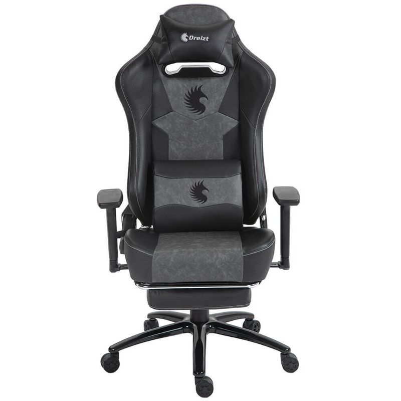 Silla-Gamer-Dreizt--Heroes-Series-Negro-Premium-Alta-Calidad-Reclinable-Con-Posapies-Gas-Lift-Clase-4