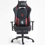 Silla-Gamer-Dreizt-Heroes-Series-Rojo-Dark-Premium-Alta-Calidad-Reclinable-con-Posapies-Gas-Lift-Clase-4