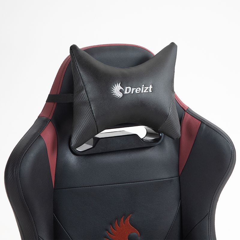 Silla-Gamer-Dreizt-Heroes-Series-Rojo-Dark-Premium-Alta-Calidad-Reclinable-con-Posapies-Gas-Lift-Clase-4