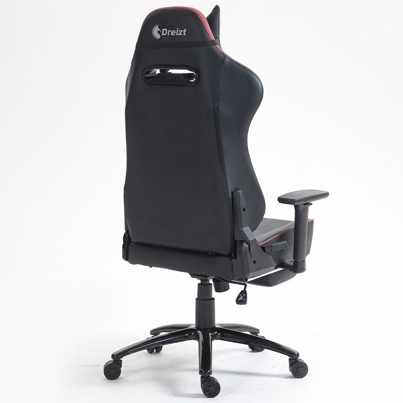 Silla-Gamer-Dreizt-Heroes-Series-Rojo-Dark-Premium-Alta-Calidad-Reclinable-con-Posapies-Gas-Lift-Clase-4