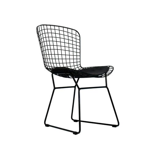 Silla De Comedor Diseño Bertoia Negro Fija Ofideas - copy