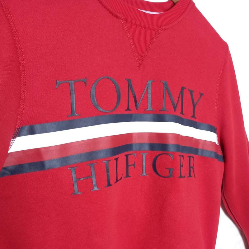 Sueter-o-Polera-Tommy-Hilfiger-para-Hombre---Rojo-Talla-M