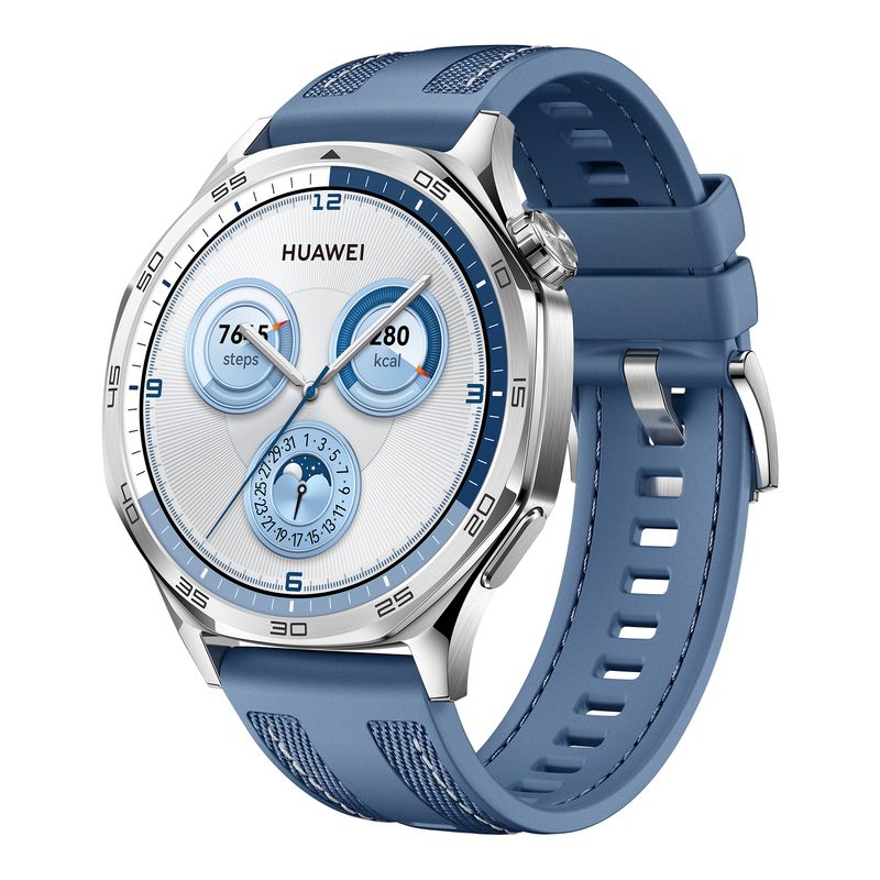 Smartwatch-Huawei-Watch-GT-5-Azul-Oceano-46mm---Garantia-de-2-años
