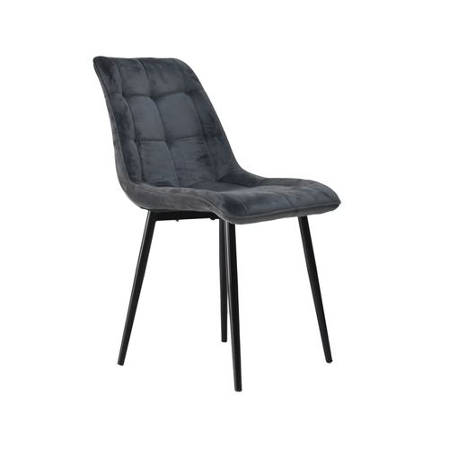 Silla De Comedor Diseño Buhl Fija Gris Ofideas