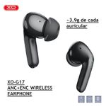 AURICULARES-ANC-ENC-INALAMBRICOS-XO-G17-WIRELESS-EARPHONE-AUDIFONOS-BLUETOOTH-BLACK