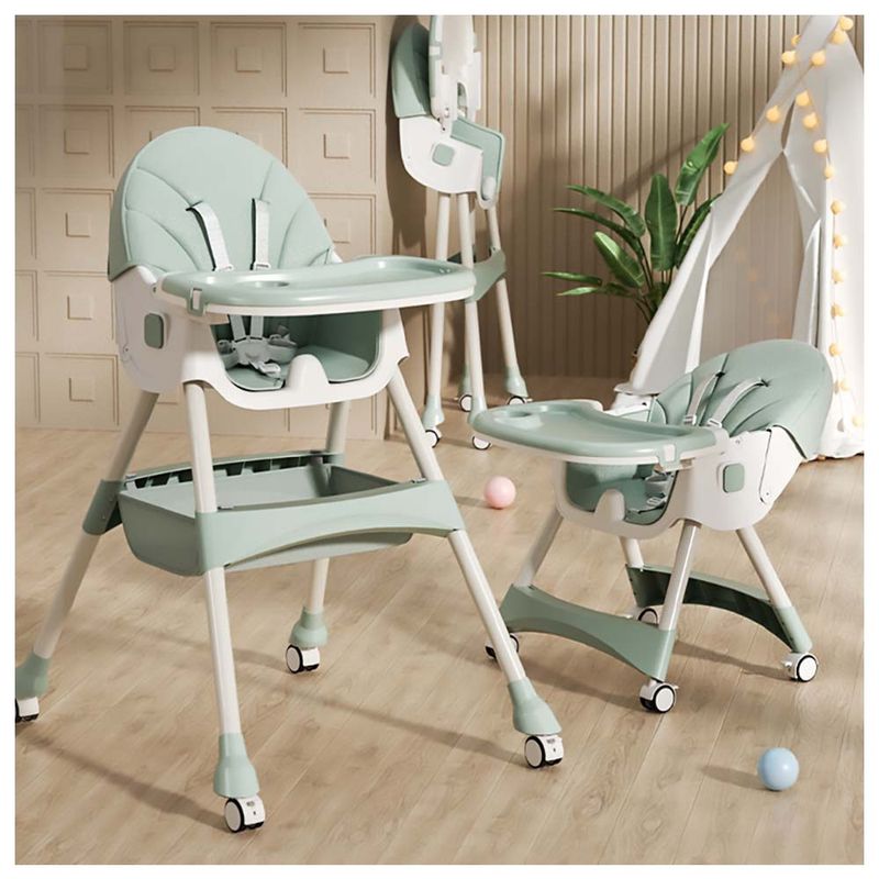 SILLA-DE-COMER-BABYKISS-PLEGABLE-VERDE