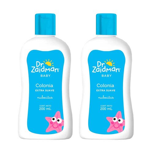 Pack Colonia para Bebé DR ZAIDMAN Baby Frasco 200ml x 2un