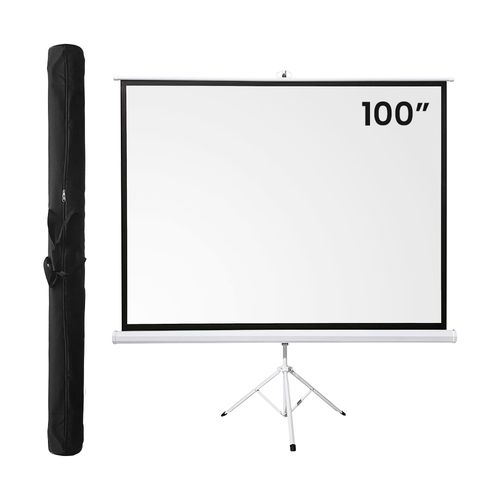 Combo Pantalla Ecran Evox 100 pulgadas con Trípode regulable + Funda gruesa de Transporte