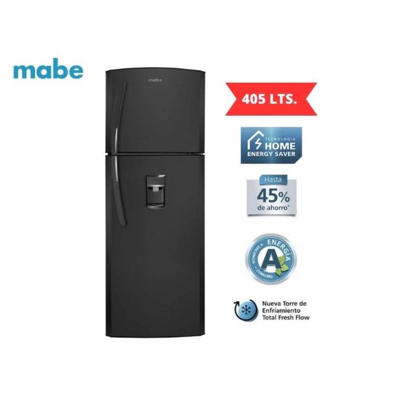 REFRIGERADORA-MABE-420-LT-NO-FROST-GRAFITO---RMP420FLPG1---MEGA-IMPORT