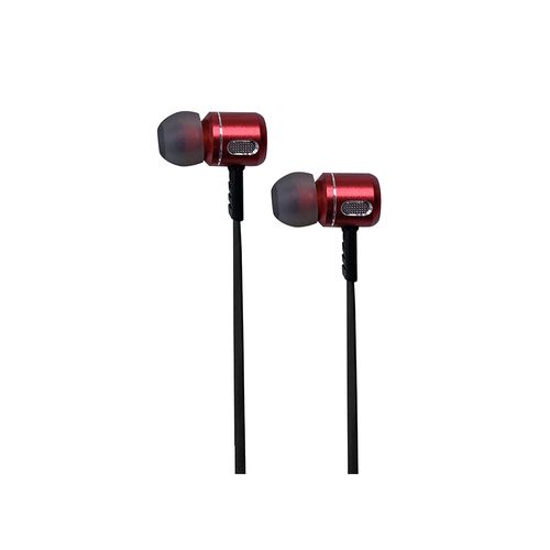 Audífonos In Ear Nooz Bluetooth Micrófono Rojo