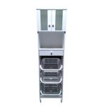 Verdulero-Alacena-Mueble-De-Cocina-con-Canasta-Gabinete-y-cajon-en-Blanco