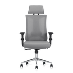 Silla-de-oficina-Dallas-Grey-Ejecutiva-Ergonomica