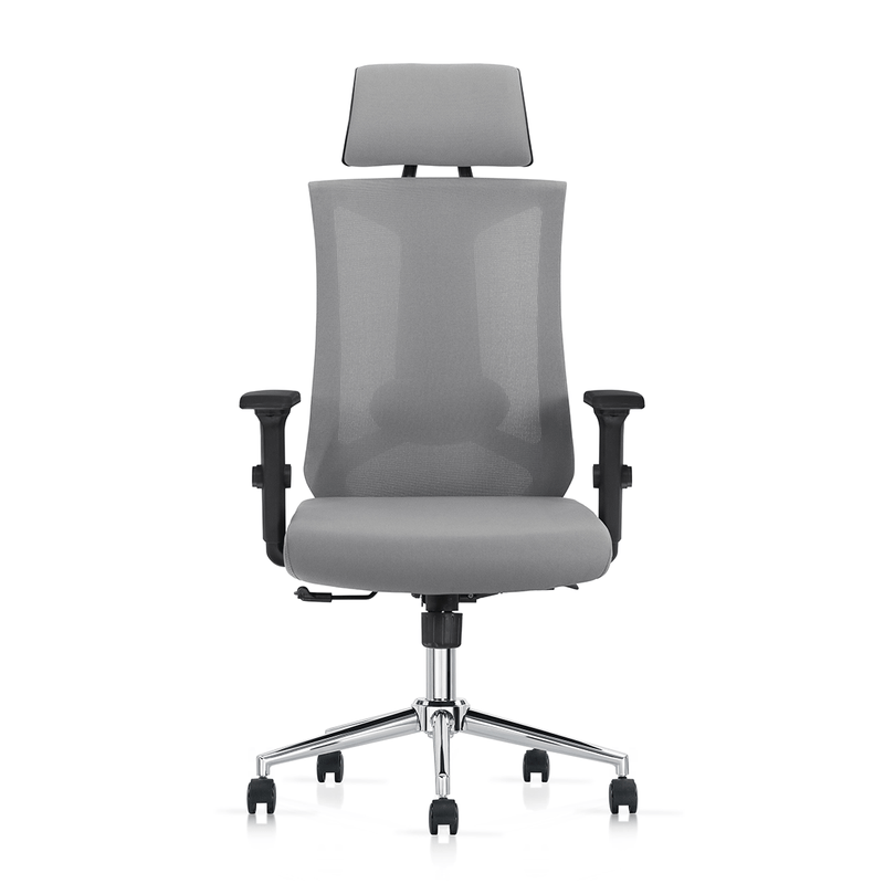 Silla-de-oficina-Dallas-Grey-Ejecutiva-Ergonomica