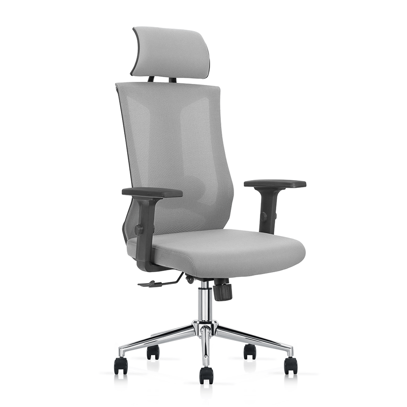 Silla-de-oficina-Dallas-Grey-Ejecutiva-Ergonomica
