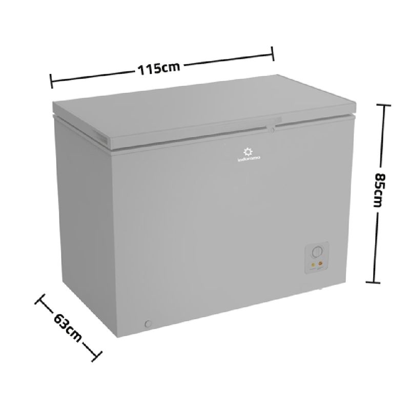 Congelador-Horizontal-CI-320GR---297-Litros-en-Cromo---Indurama--MUNDO-ELECTRONICO-