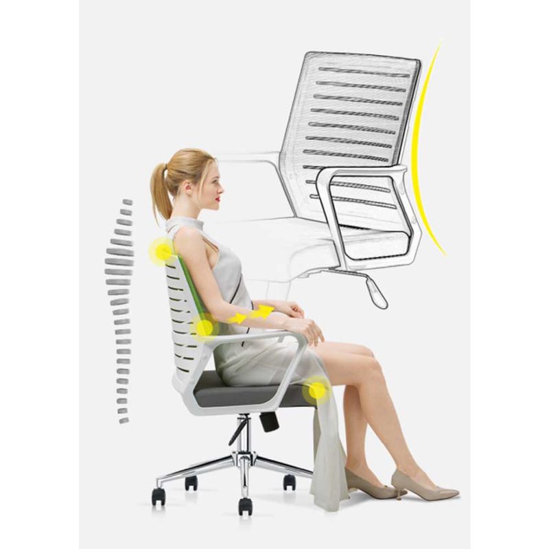 Silla-de-oficina-Monterrey-Colors-Verde-Operativa-Ergonomica