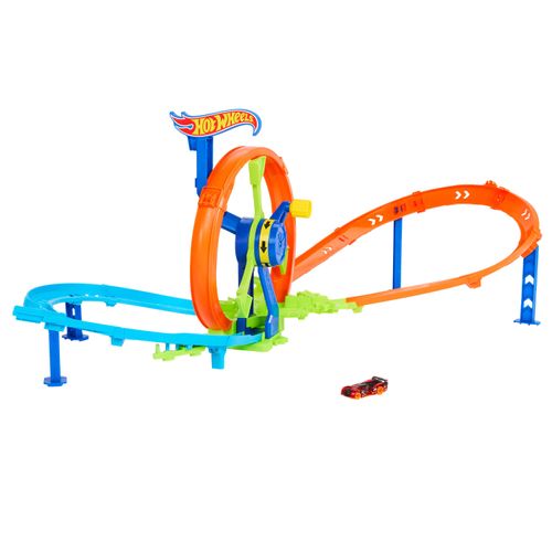 Pista De Juguete Hot Wheels Desafío Turbina De Acción