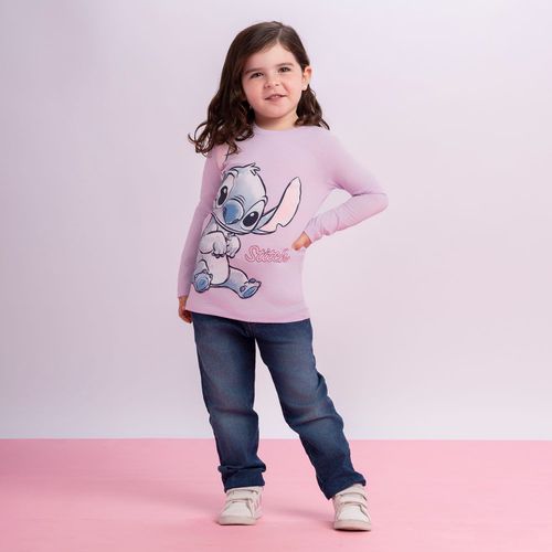 Polo Para Niña Stitch Lls-0884