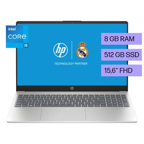 Laptop HP Intel® Core™ i5-1334U 15-fd0254la I5-1334U 8GB RAM 512GB SSD 15.6"