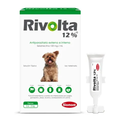 Rivolta 12% de 2.6kg a 5kg – 1 Pipeta