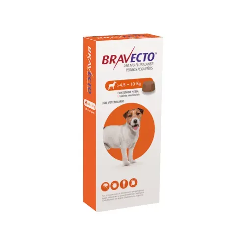 Bravecto para perros de 4.5-10kg masticable