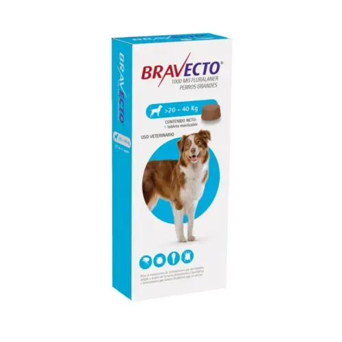 Bravecto para perros de 20-40kg masticable
