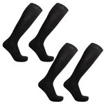 2-PACK-MEDIAS-COMPRESION-LARGAS-UNISEX-15-20-MMHG-VARICES-NEGRO-XXL