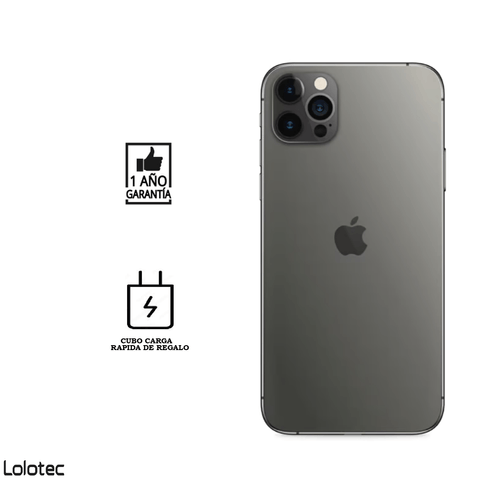 iPhone 12 PRO MAX 128 Gb I Reacondicionado Grado B I color: Grafito