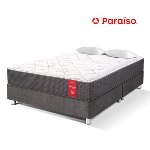 Cama PARAÍSO Su Majestad One Side King + 2 Almohadas + Protector