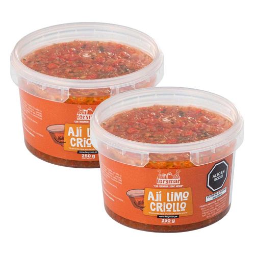 Pack Ají Limo FERYMAR Envase 250g x 2un