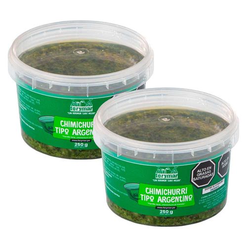 Pack Chimichurri FERYMAR Envase 250g x 2un