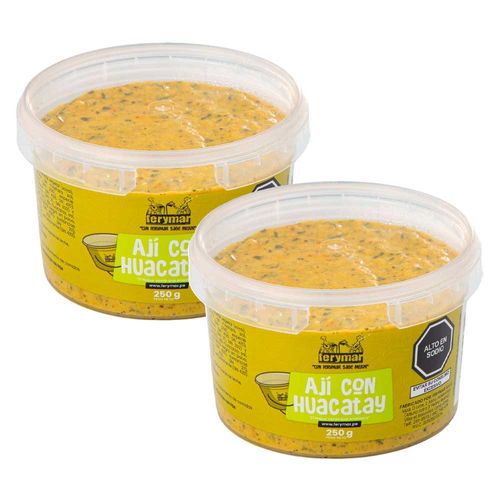 Pack Ají Huacatay FERYMAR Envase 250g x 2un