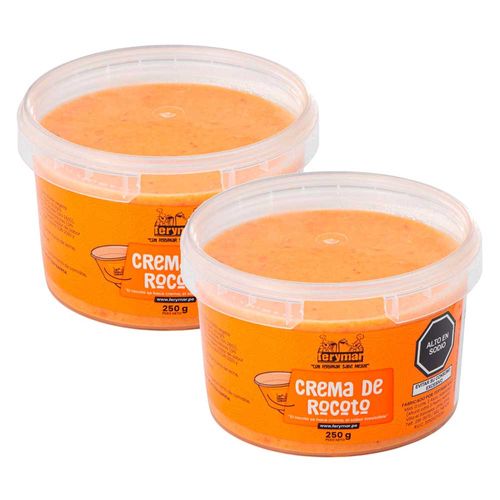 Pack Crema de Rocoto FERYMAR Envase 250g x 2un