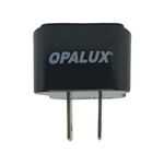 Adaptador-X2-Unid-Enchufe-Multiple-Plano-Op603-A3-Opalux-Negro