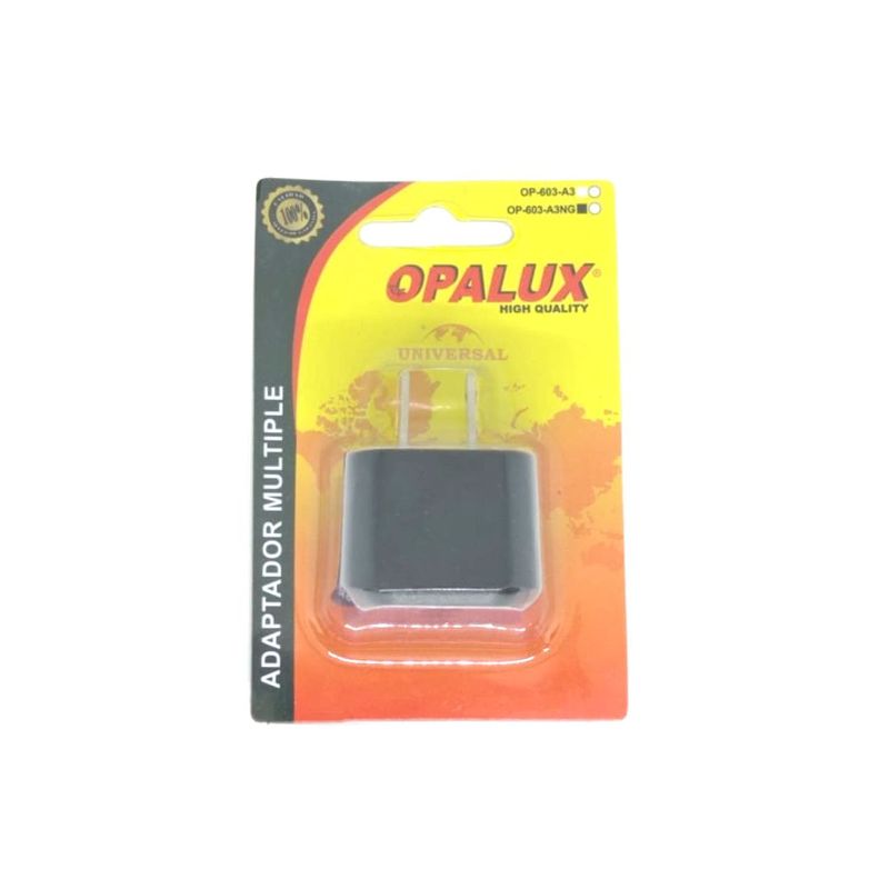 Adaptador-X2-Unid-Enchufe-Multiple-Plano-Op603-A3-Opalux-Negro