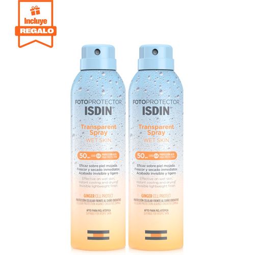 Duo Isdin Fotoprotector Transparent Spray Wet Skin SPF50 250ml