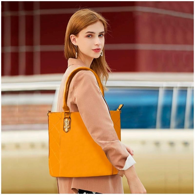 Juego-de-Carteras-Bolsos-3-Piezas-Mostaza-T30