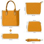 Juego-de-Carteras-Bolsos-3-Piezas-Mostaza-T30