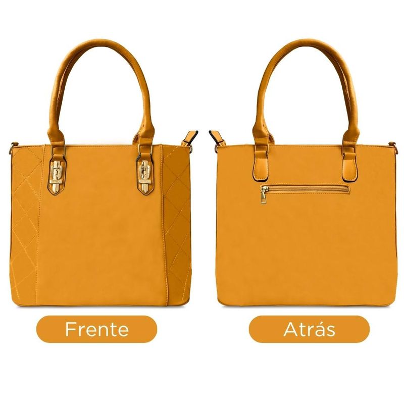Juego-de-Carteras-Bolsos-3-Piezas-Mostaza-T30