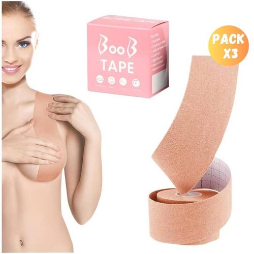 Boob Tape Brasier Sujetador Cinta Levanta Busto Invisible - Nude X3UND
