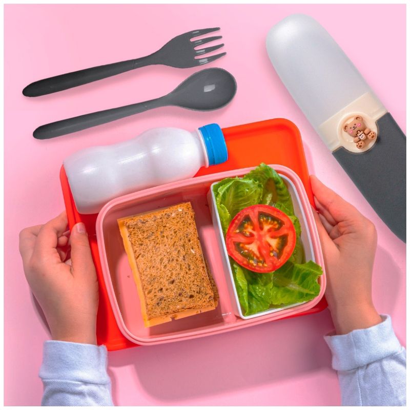 Juego-de-Cubiertos-para-Niños---Estuche-con-Tapa-Porta-Cubiertos-Gris-01C