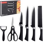 Set-de-Cuchillos-de-Cocina-6-piezas-Acero-Inoxidable-Negro-CN9