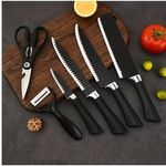 Set-de-Cuchillos-de-Cocina-6-piezas-Acero-Inoxidable-Negro-CN9