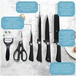 Set-de-Cuchillos-de-Cocina-6-piezas-Acero-Inoxidable-Negro-CN9