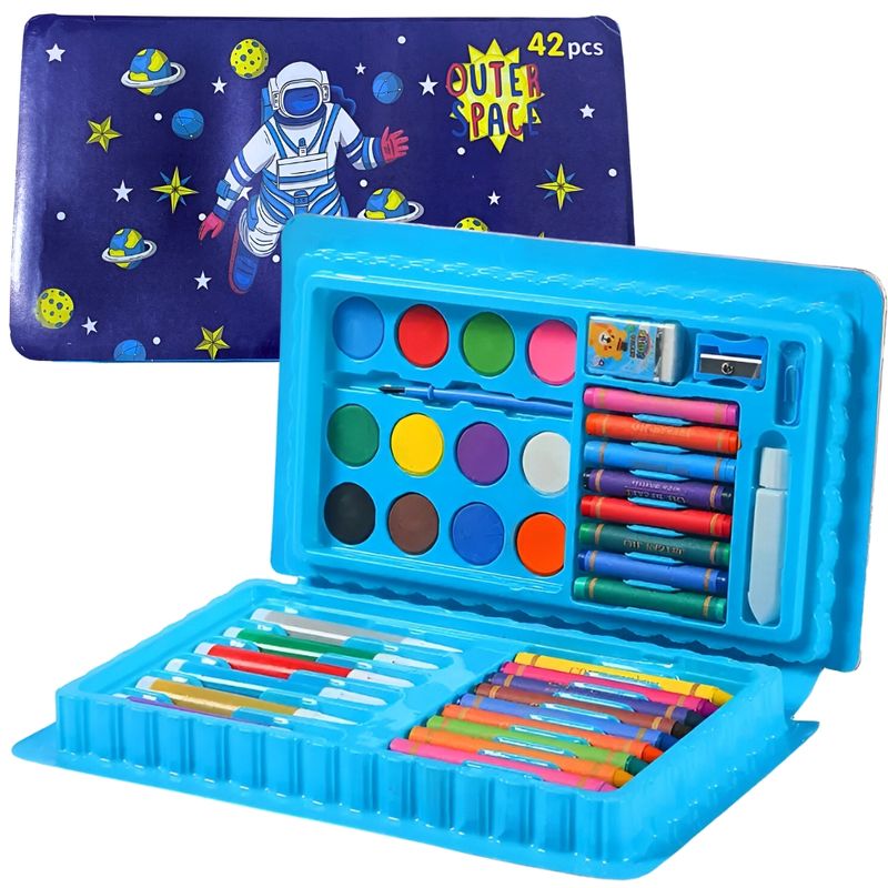 Set-de-Arte-y-Dibujo-42-Piezas-Diseño-Niños-Azul-SA42