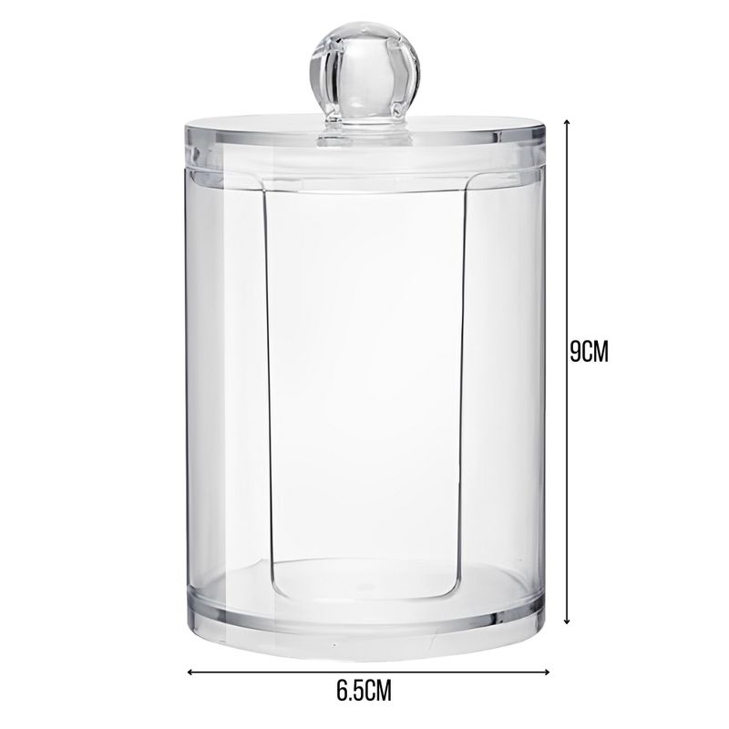 Organizador-Acrilico-Dispensador-de-Algodon-Maquillaje-A160