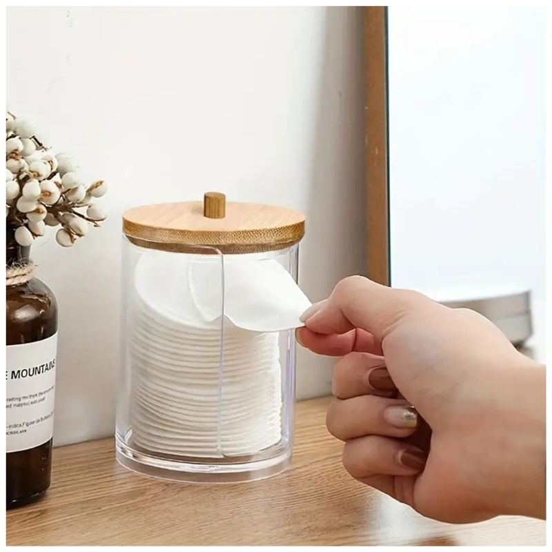 Organizador-Acrilico-Dispensador-de-Discos-Desmaquillantes-Algodon-A41