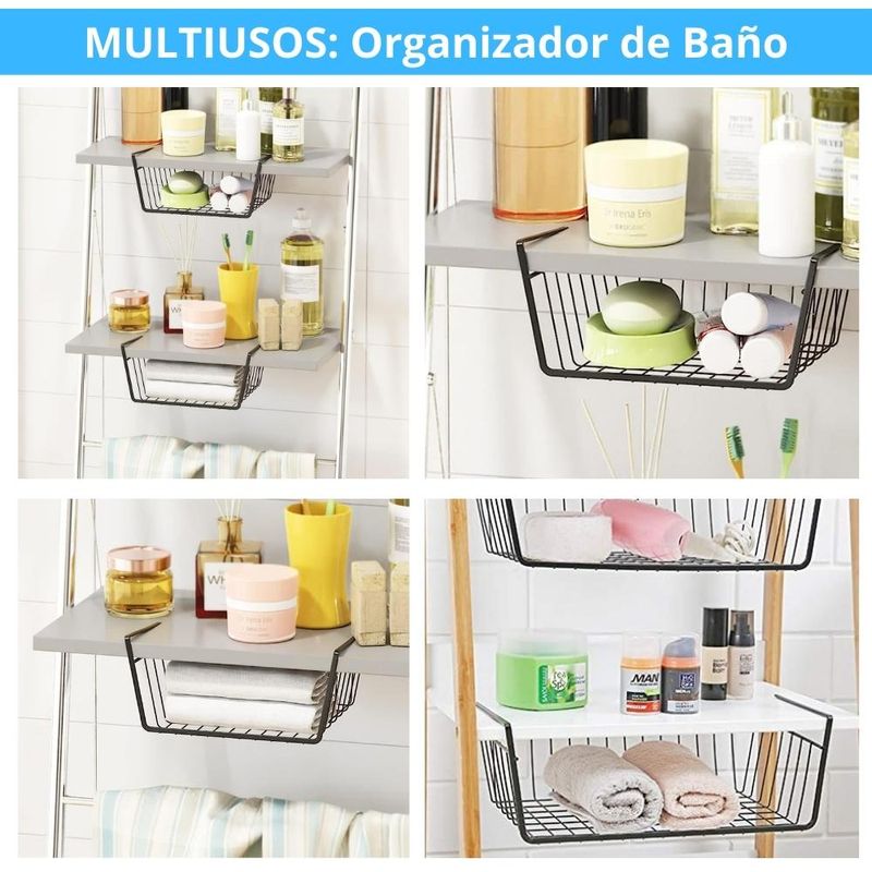Canasta-Organizador-Colgante-de-Escritorio-Oficina-Negro-228C