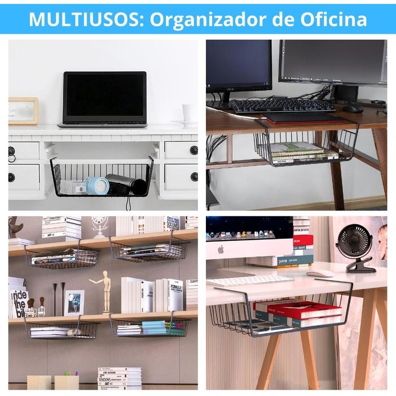 Canasta-Organizador-Colgante-de-Escritorio-Oficina-Negro-228C